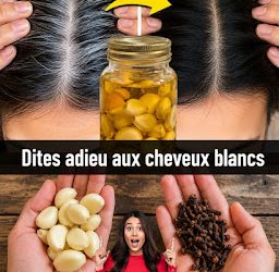 Dites adieu aux cheveux blancs avec l’ail et le clou de girofle : un remède naturel et efficace 🌿✨