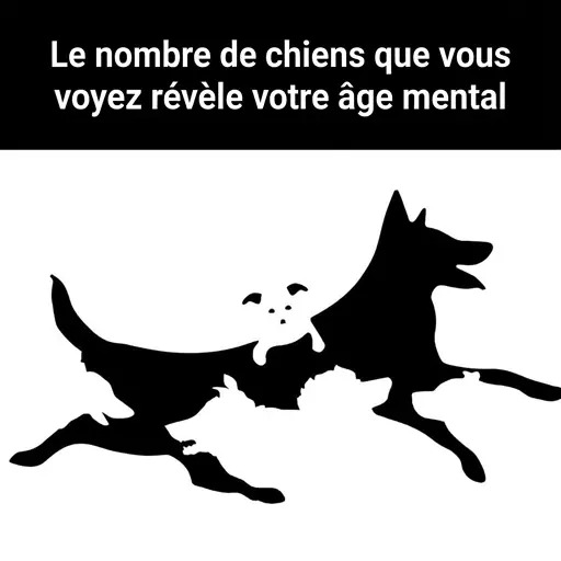 Le nombre de chiens que vous apercevez révélerait votre âge mental..