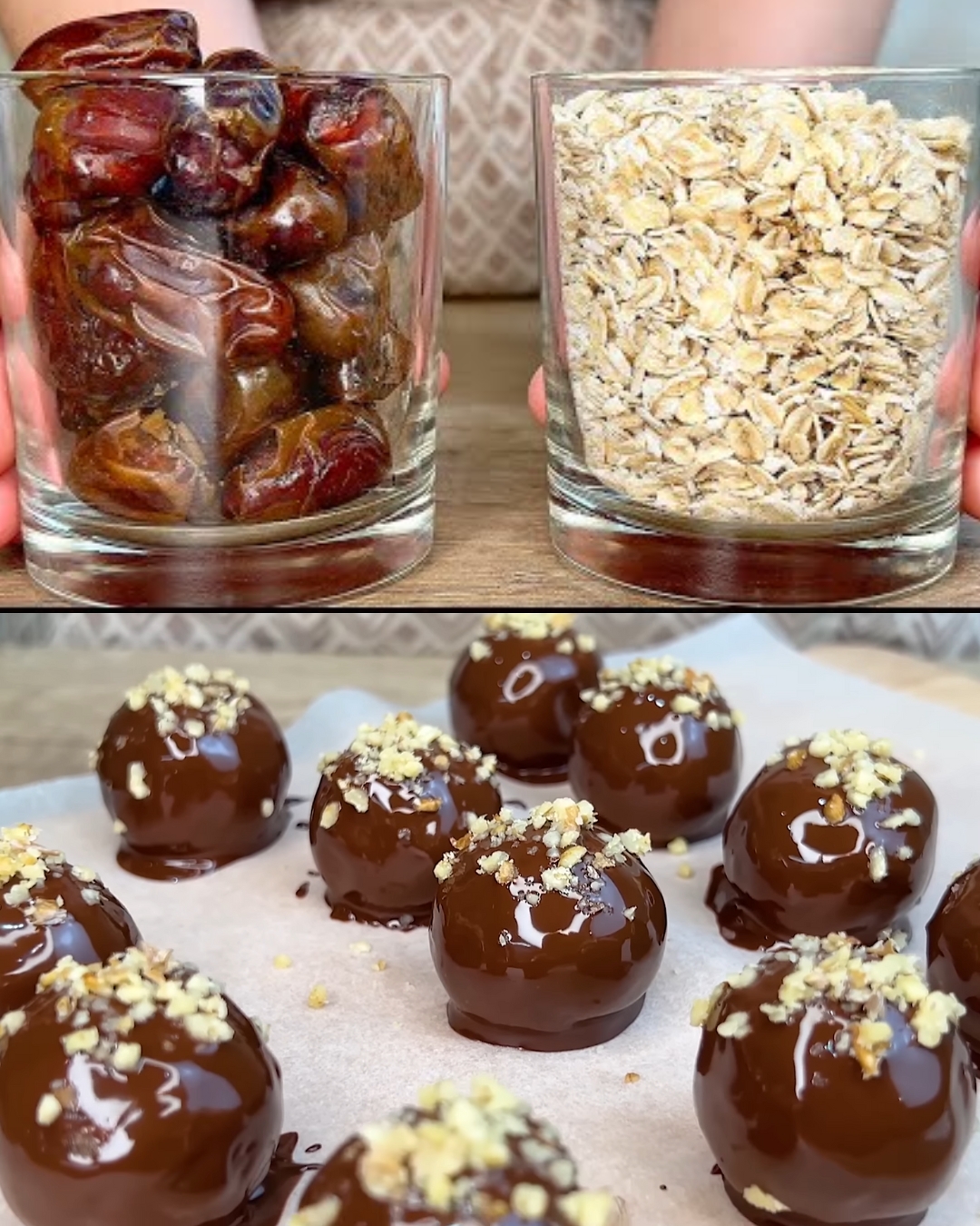Recette de dattes et de boules énergisantes aux noix