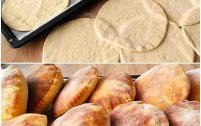 Pâte feuilletée cuite au four