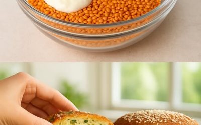 Pain aux lentilles corail et aux herbes