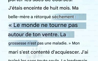 Quand ma grossesse a été ignorée et que personne ne s’en est soucié — jusqu’à ce qu’une voix inattendue prenne enfin la parole pour moi.