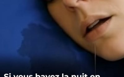 Si vous bavez la nuit en dormant, c’est un signe claire que..