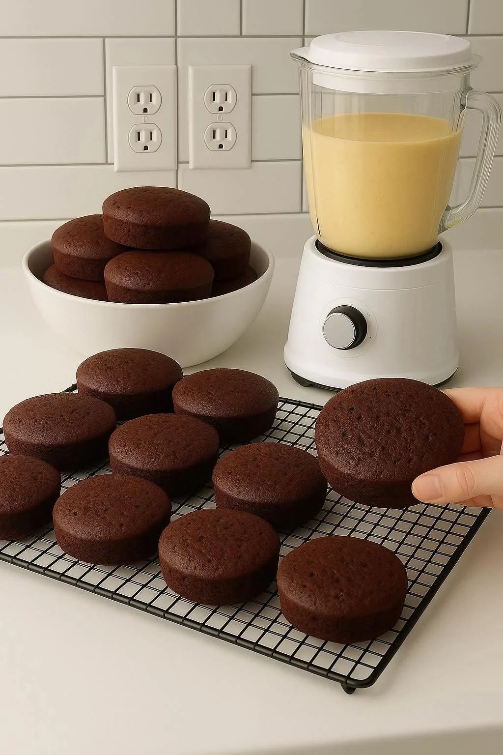 Petits gâteaux au chocolat moelleux
