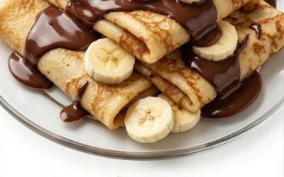 Crêpes Pliées Banane-Chocolat