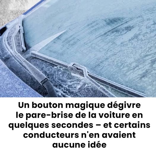 Un bouton magique dégivre le pare-brise en quelques secondes