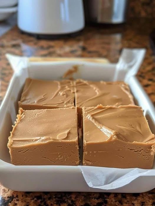 Fudge au beurre de cacahuète à 2 ingrédients — Crémeux, sans cuisson et délicieusement fondant en bouche