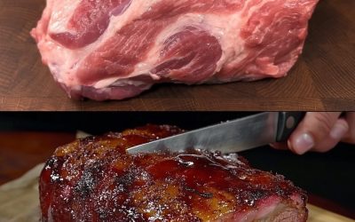 Rôti de cou de porc avec salade de pommes de terre et de chou