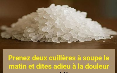 Deux cuillères à soupe le matin et dites adieu aux douleurs osseuses, problèmes nerveux, usure du cartilage, anxiété, dépression et insomnie