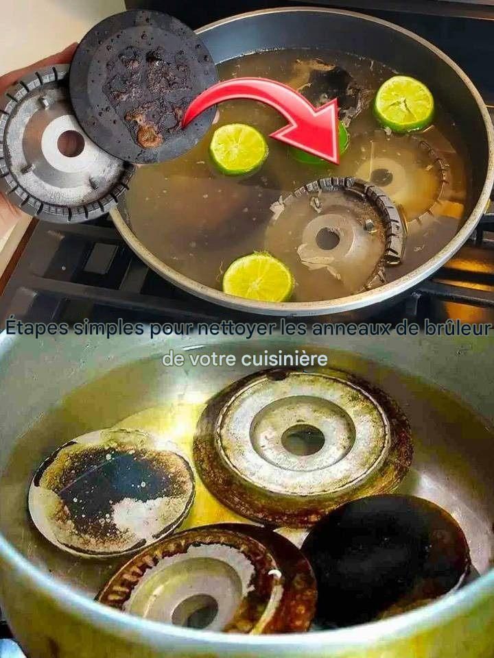Étapes simples pour nettoyer les anneaux du brûleur de votre cuisinière