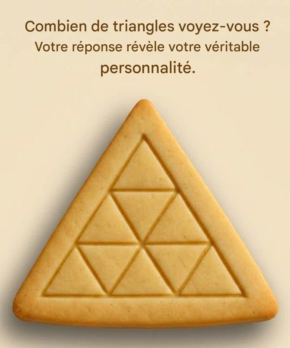 Combien de triangles voyez-vous ? Votre réponse révèle votre véritable personnalité.