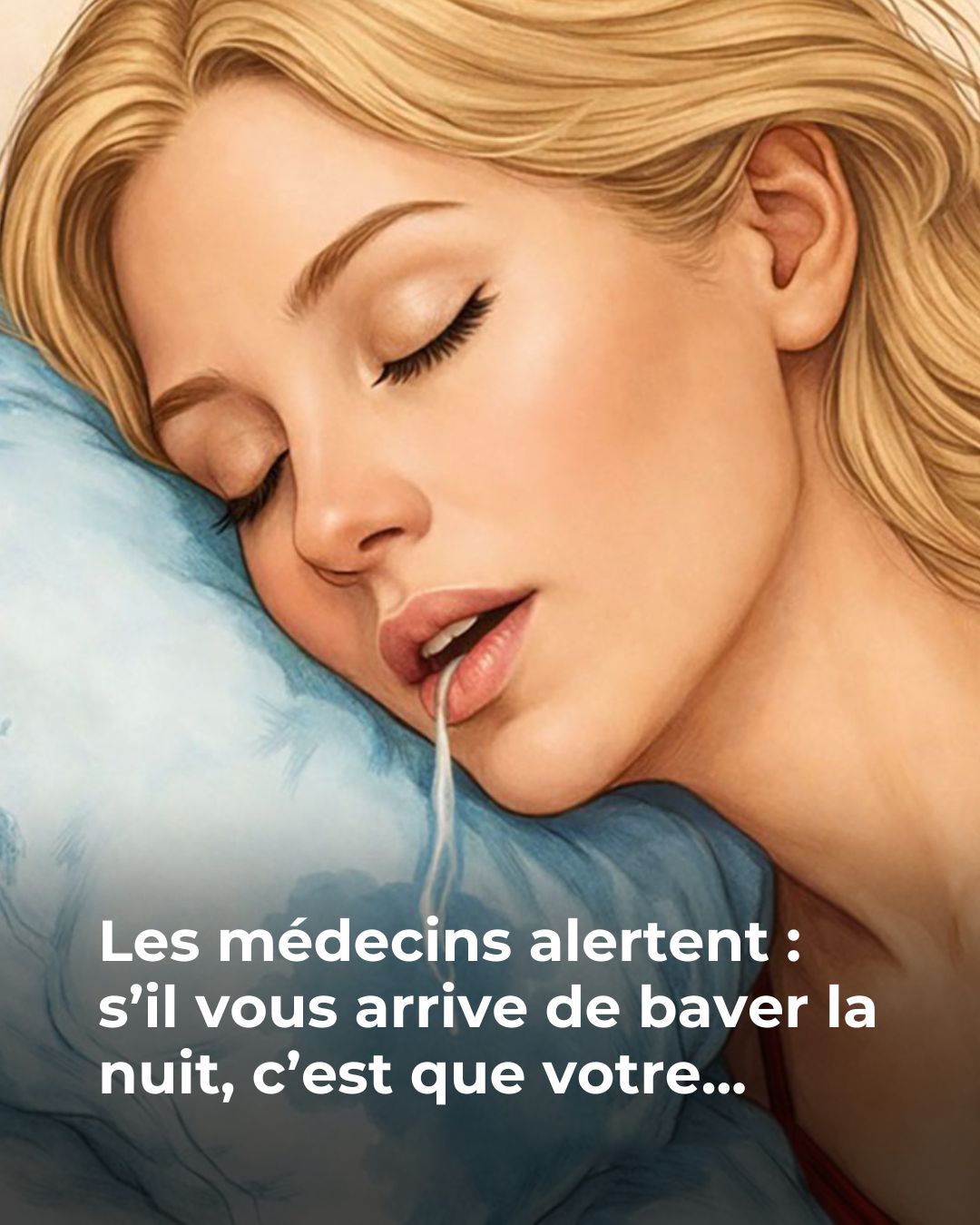 Attention si vous bavez la nuit, voici ce que votre corps essaie de vous dire