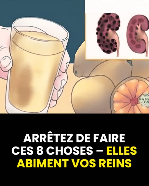 Arrêtez de faire ces 8 choses : elles abiment vos reins