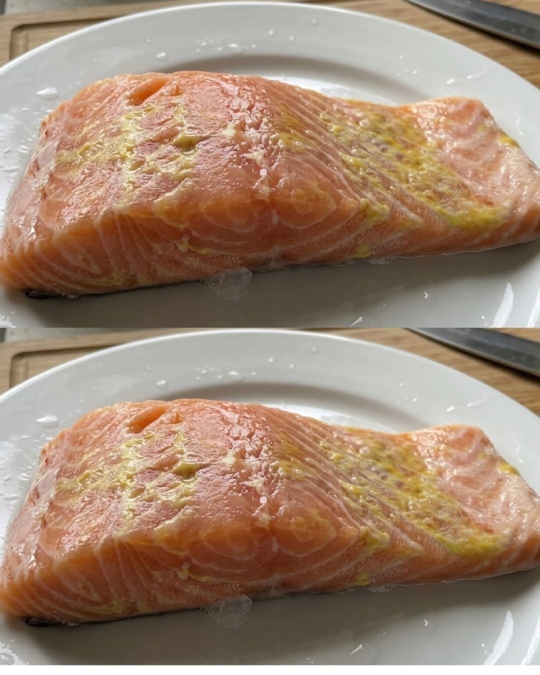 C’est la cause des taches jaunes sur le saumon décongelé.