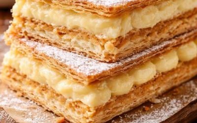 Je vais vous montrer comment faire un mille-feuille à la crème pâtissière