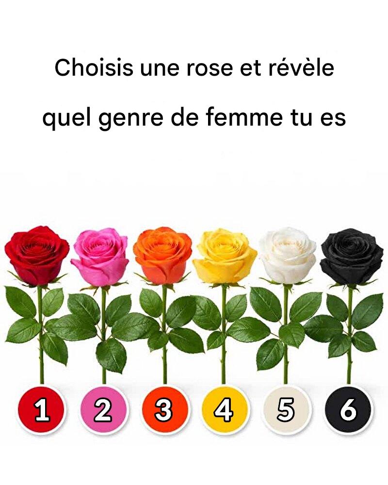 Choisis une rose et révèle quel genre de femme tu es