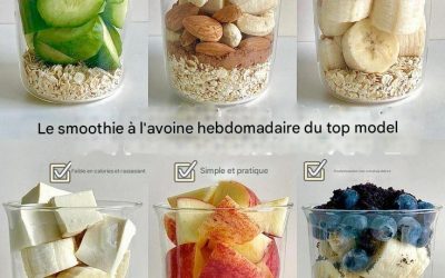 7 smoothies pour une belle silhouette : un programme hebdomadaire de smoothies à l’avoine dignes d’un mannequin