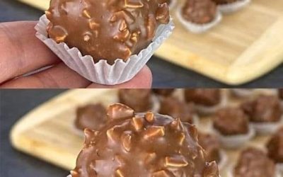 Ingrédients : 150 g de dattes trempées dans de l’eau froide pendant 15 minutes 60 g de biscuits écrasés avec édulcorant 3 cuillères à soupe de cacao 1 pincée de sel 100 ml de lait