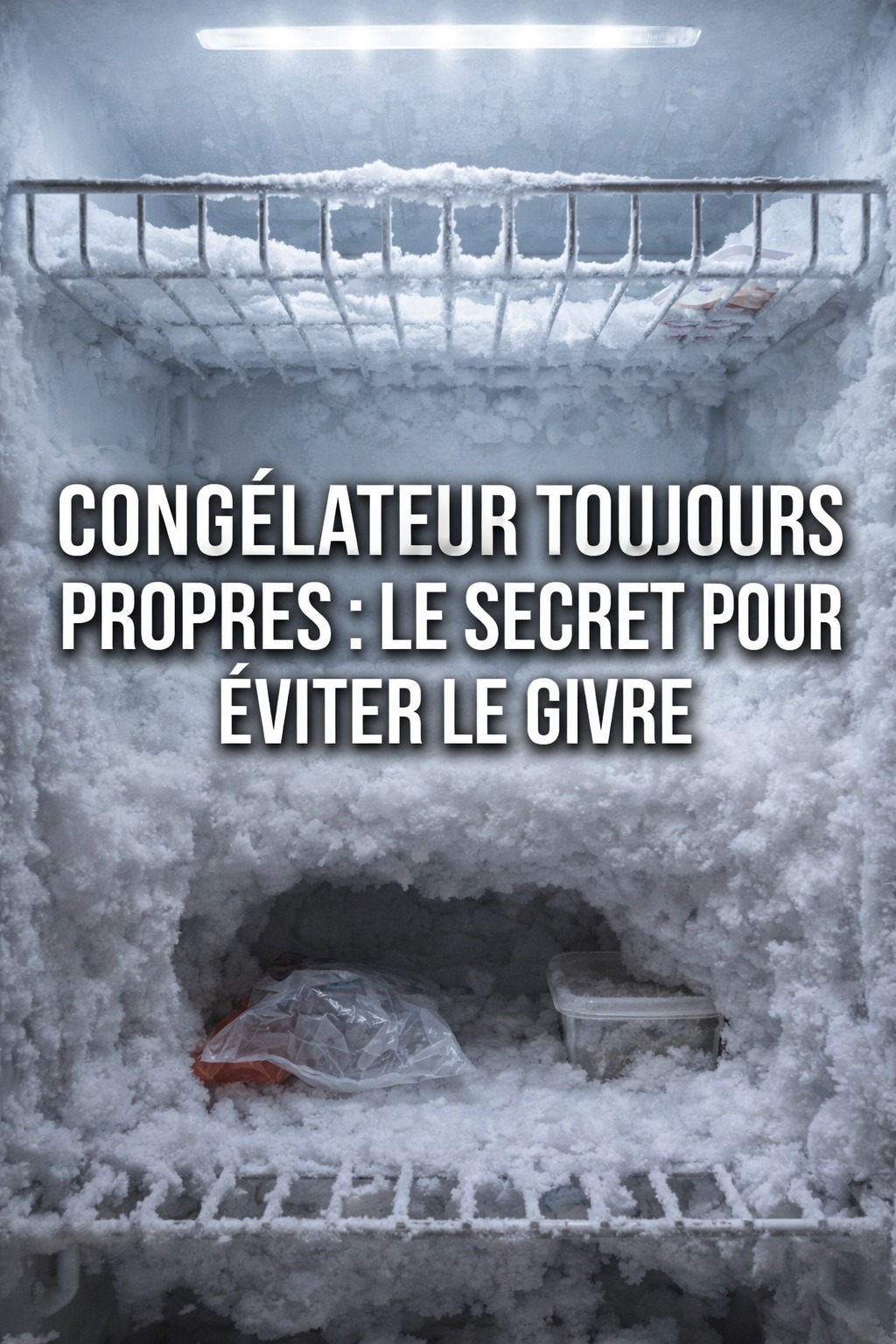 Dégivrez le congélateur sans éteindre l’appareil : voici comment le faire rapidement