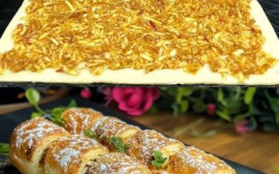 Délice festif en pâte feuilletée aux pommes