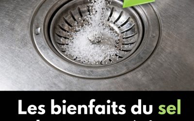 Comment nettoyer les drains de l’évier avec du bicarbonate de soude et du sel