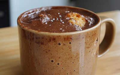Mug cake chocolat cœur fondant (moins de 5 €)