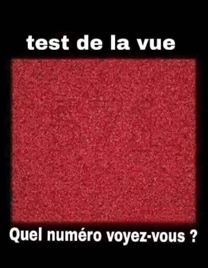 Test de la vue: pouvez-vous voir le nombre caché? Kliknij sur le zastawu