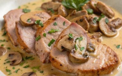 Coquilles Saint-Jacques à la sauce aux champignons et au safran – Une recette gourmande, crémeuse, facile et raffinée