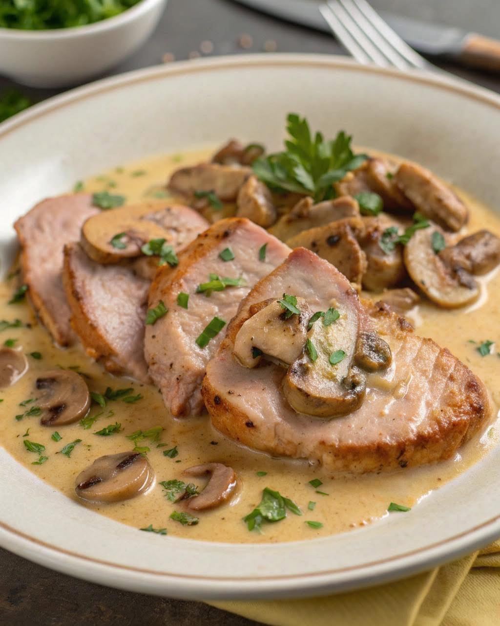 Coquilles Saint-Jacques à la sauce aux champignons et au safran – Une recette gourmande, crémeuse, facile et raffinée