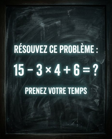 Problème de maths complexe : pouvez-vous le résoudre sans faire d’erreurs ?