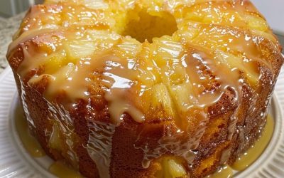 Gâteau quatre-quarts à l’ananas
