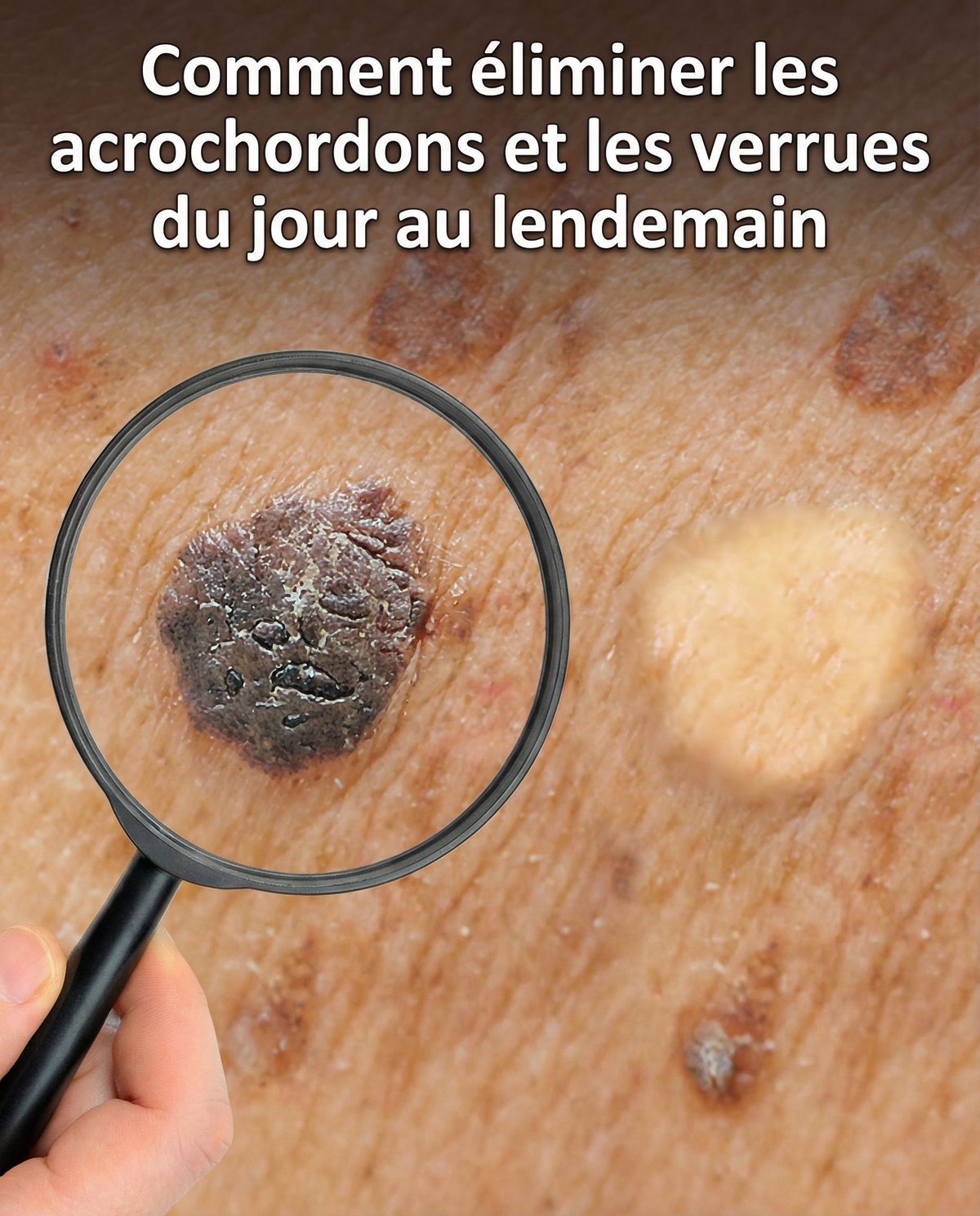Comment éliminer les acrochordons et les verrues du jour au lendemain ?