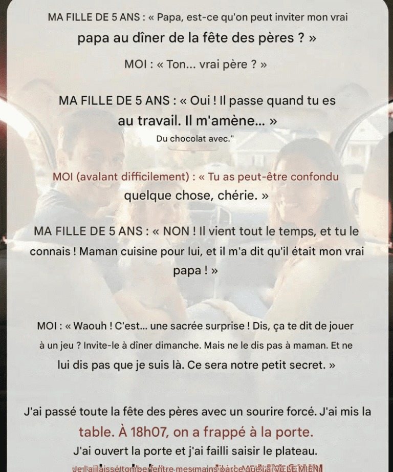 La question inattendue de ma fille a changé nos plans pour la fête des pères !