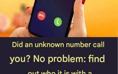 Did an unknown number call you? No problem: find out who it is with a simple trick.