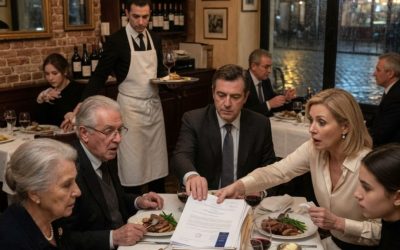 Pendant une seconde, toute la table a semblé cesser de respirer.