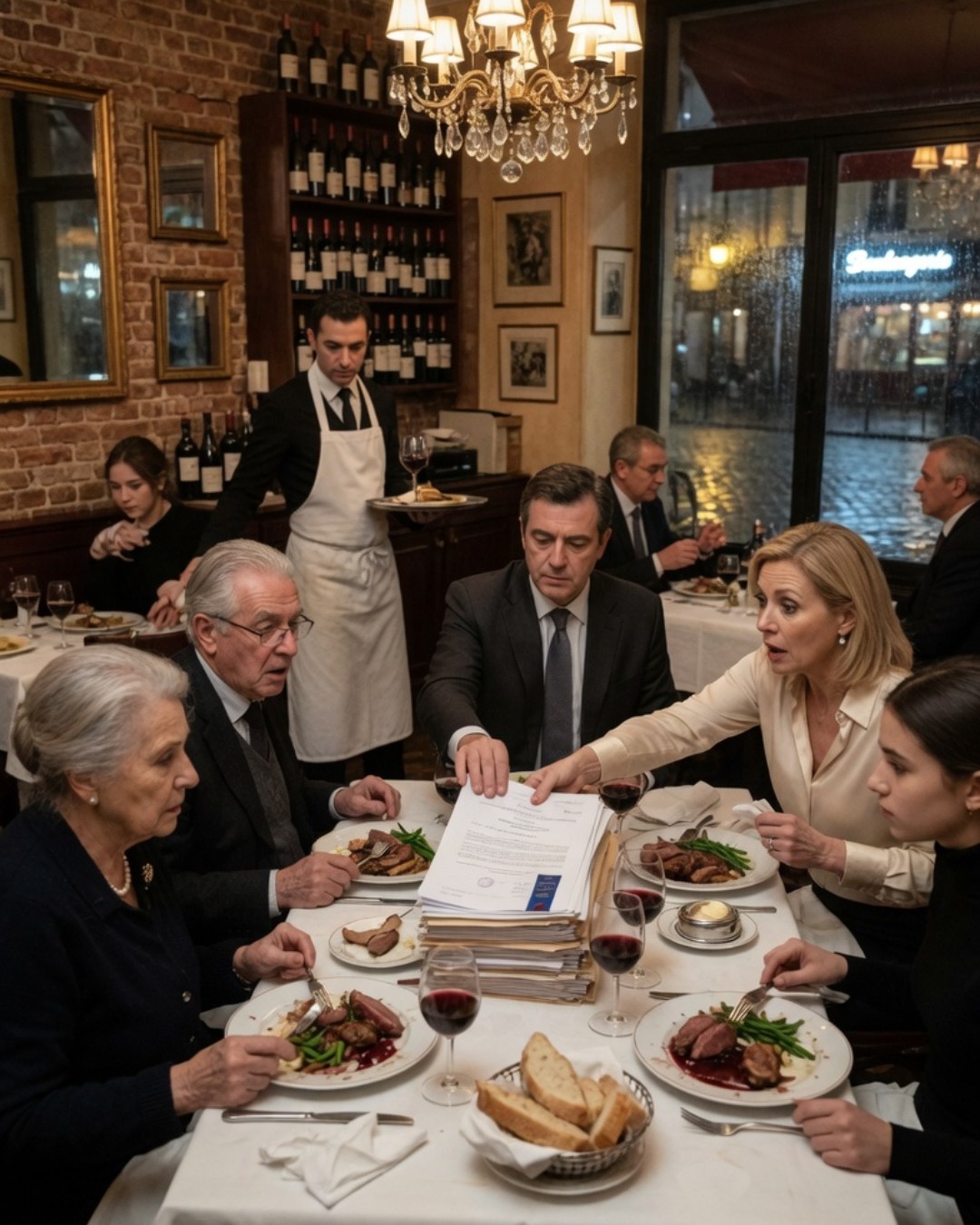 Pendant une seconde, toute la table a semblé cesser de respirer.