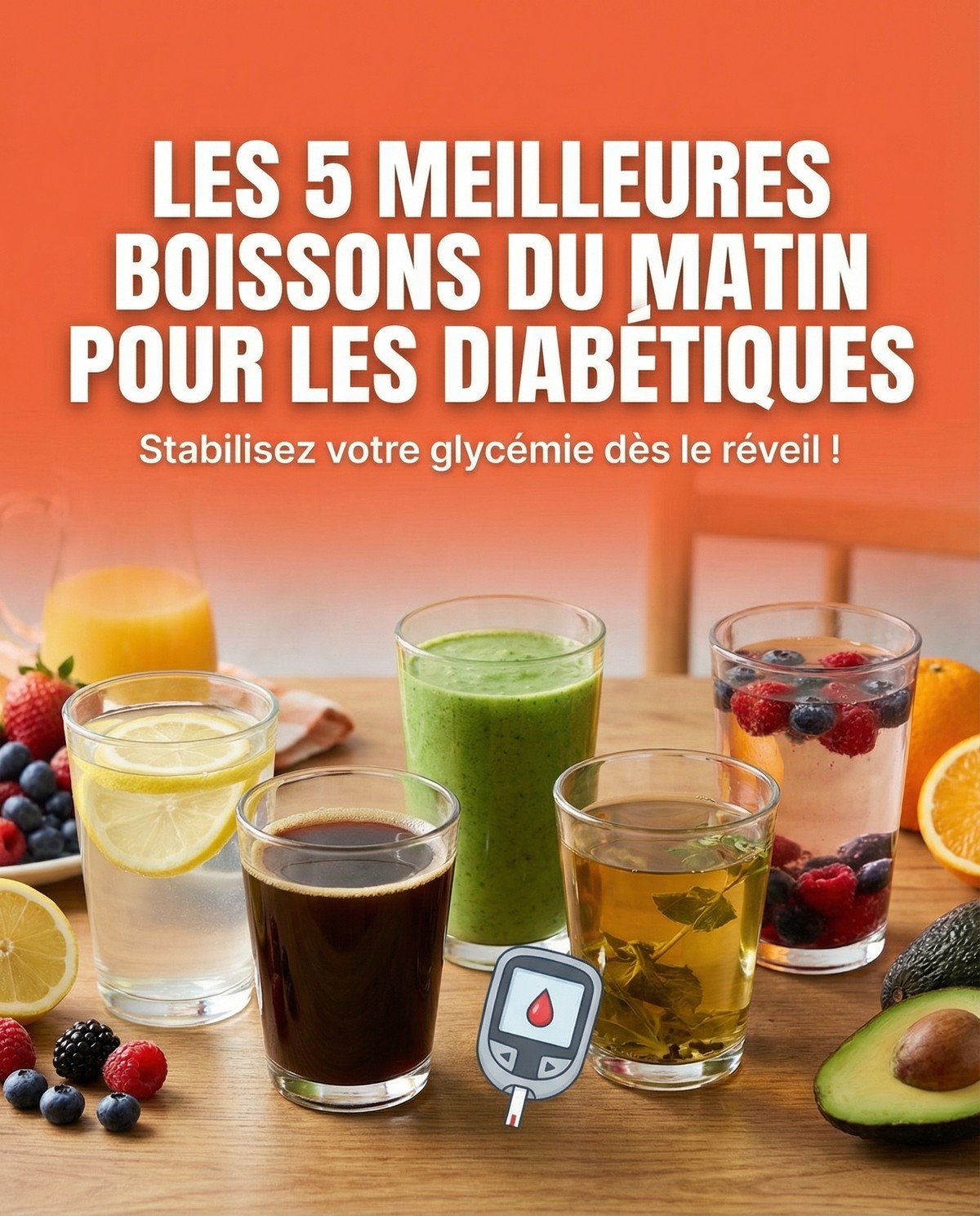 Les 5 meilleures boissons du matin pour les diabétiques