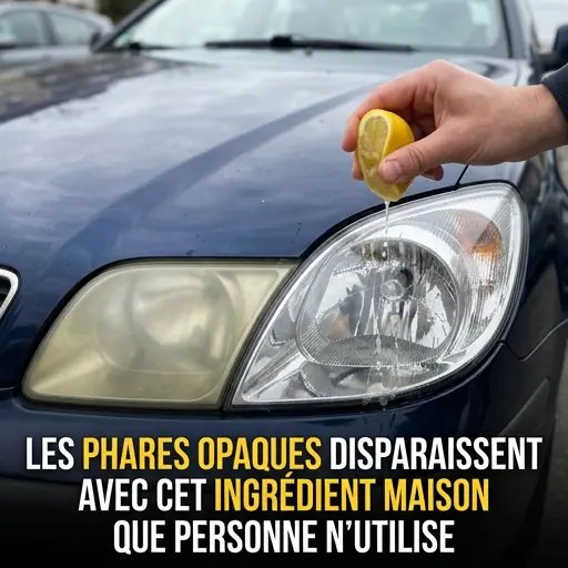 Le secret maison pour redonner de l’éclat aux phares ternis sans dépenser plus