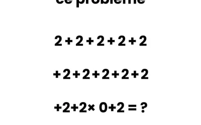 Ce défi mathématique simple en apparence met la majorité des adultes en échec