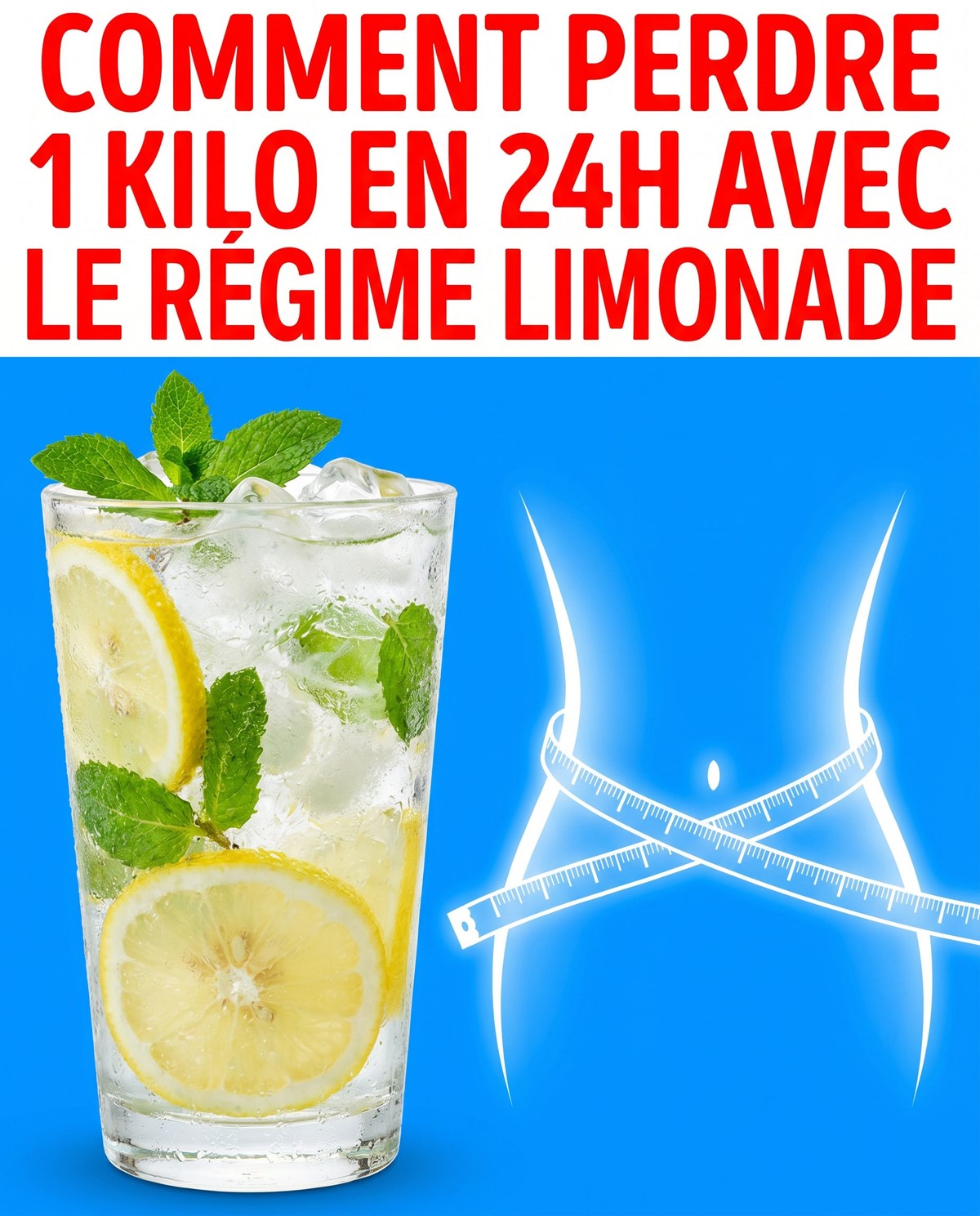 Comment perdre 1 kg en un jour ?