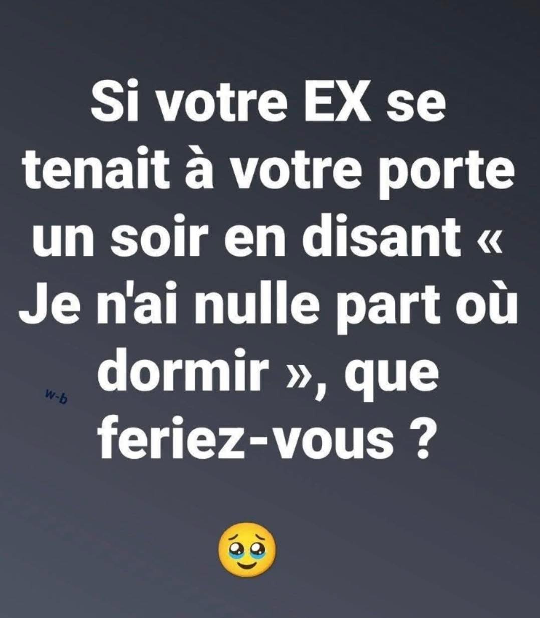 Face à son ex : une décision entre le cœur et la raison…..