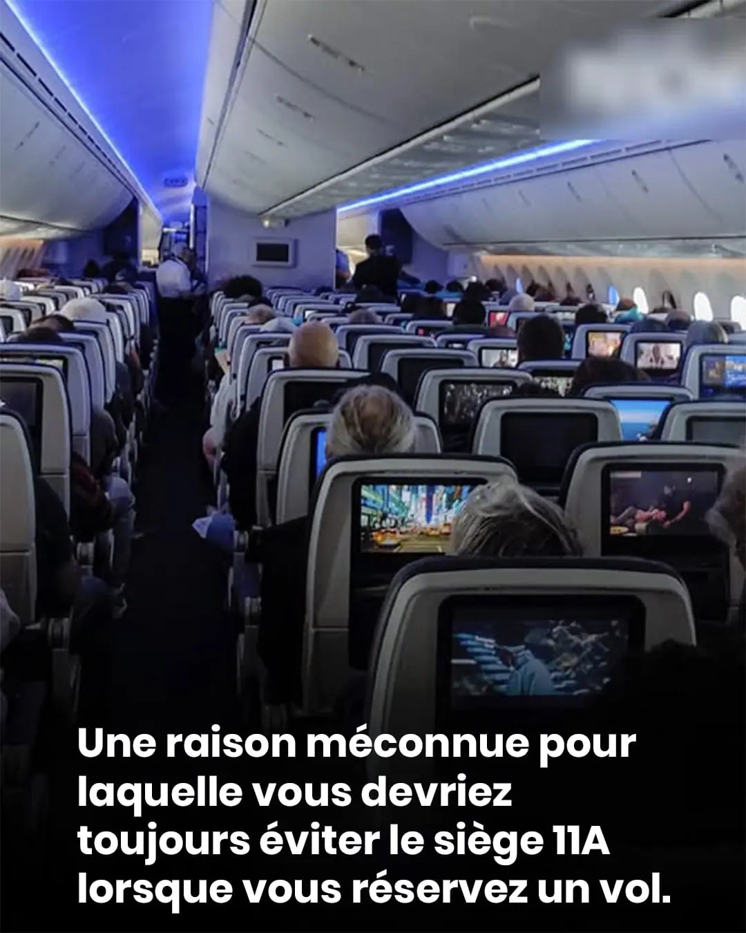 Le siège 11A en avion : une fausse bonne idée pour votre confort