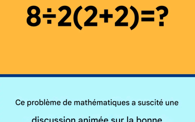 Un problème mathématique de 2019 continue de diviser Internet.