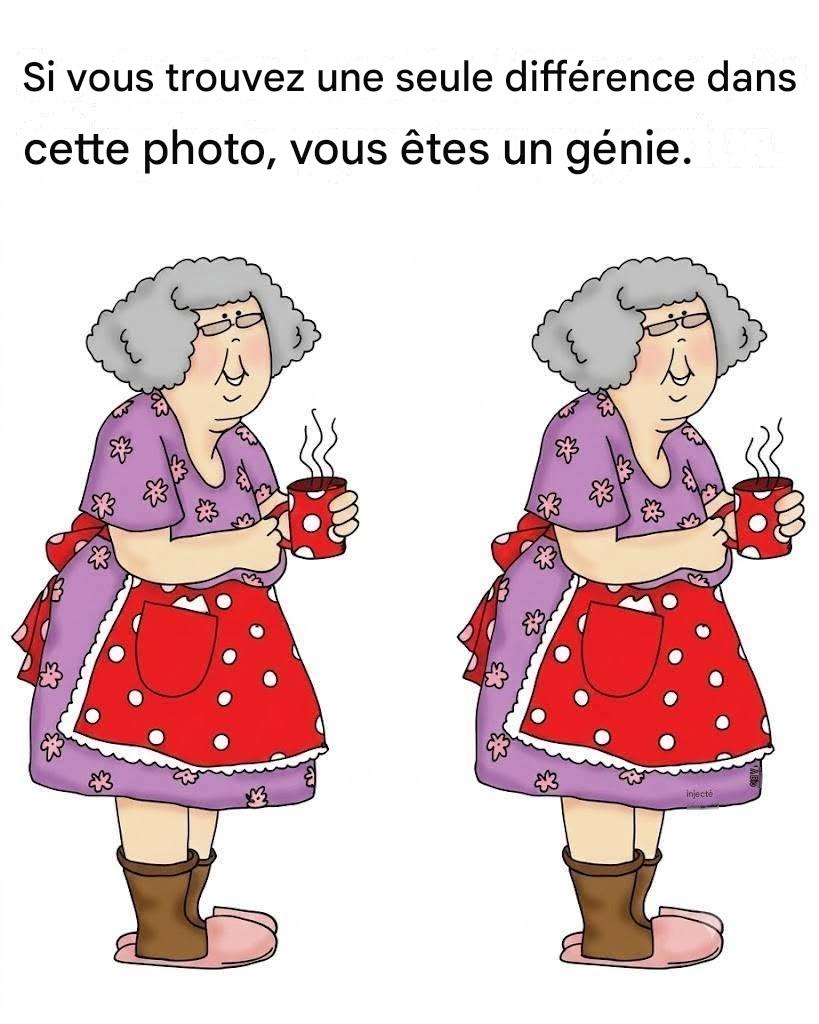 Pouvez-vous repérer les différences dans le goûter de grand-mère ?