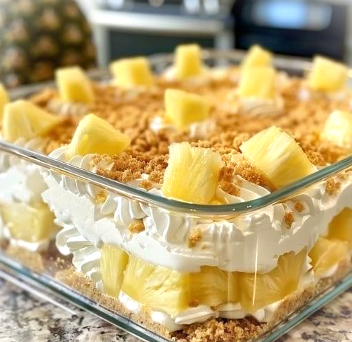 Dessert Délice Tropical à l’Ananas