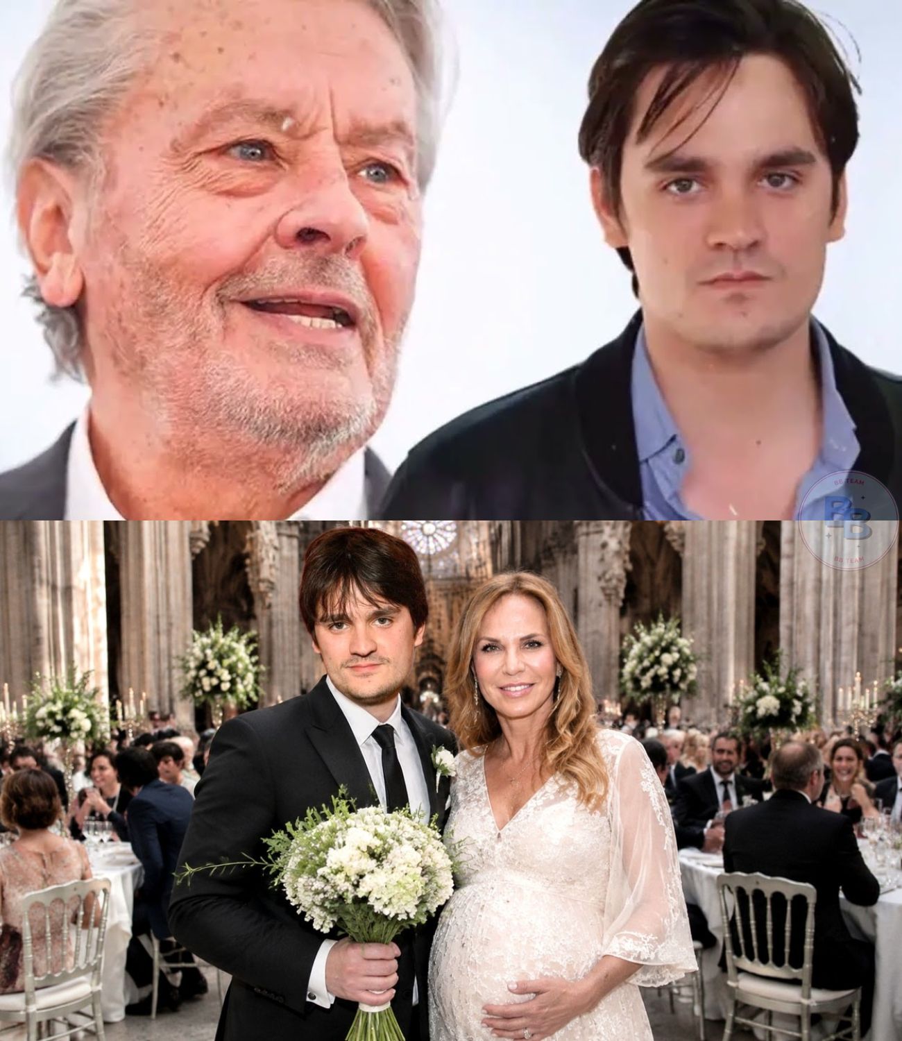 2 ans après la mort de son père, Alain-Fabien Delon a finalement admis son bonheur.