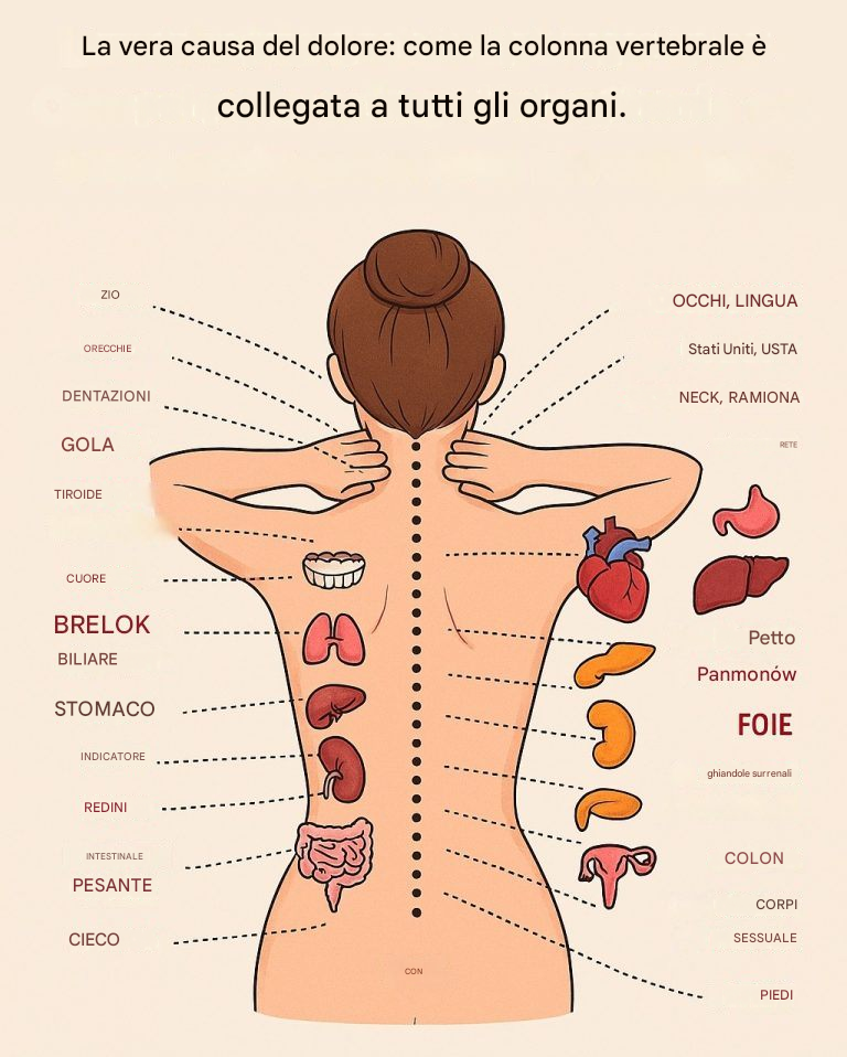 La véritable cause de la douleur : comment la colonne vertébrale est reliée à tous les organes…