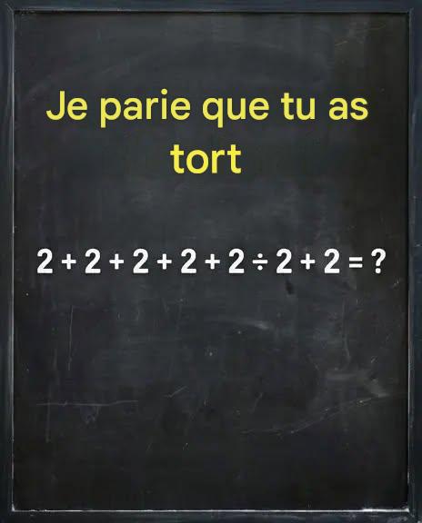 99 % des gens se trompent dans ce calcul : pourriez-vous le faire correctement ?