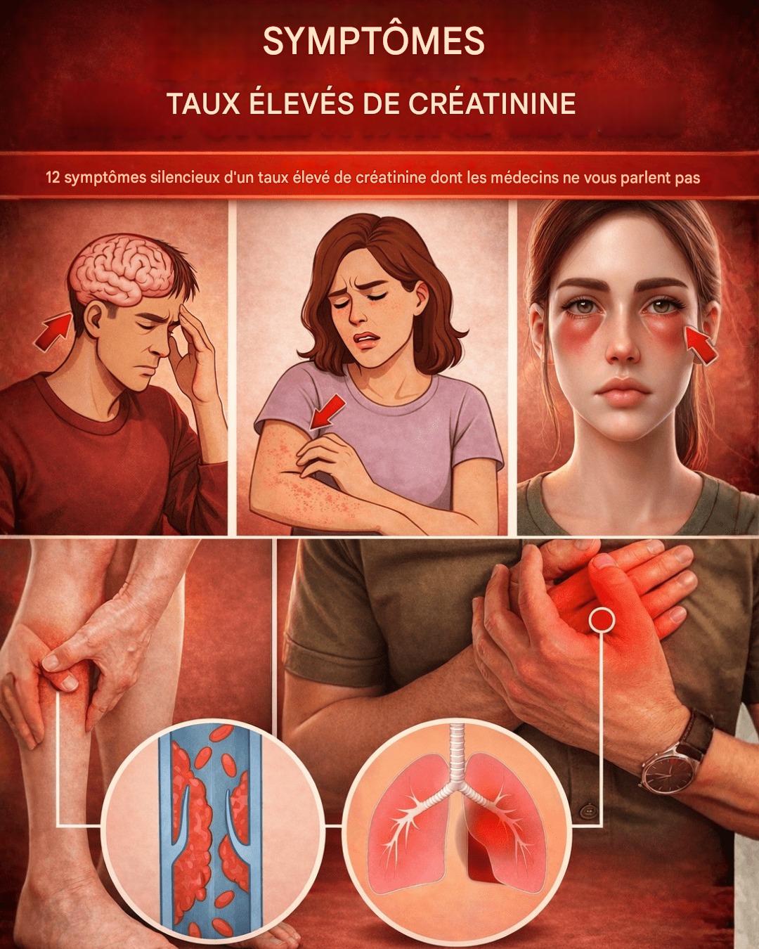 12 signes subtils d’un taux élevé de créatinine pouvant indiquer des problèmes rénaux précoces