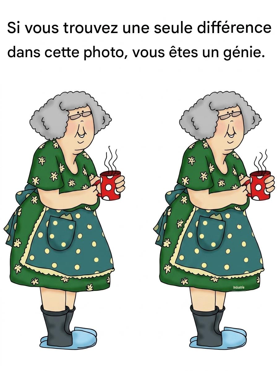 Saurez-vous repérer la différence dans l’heure du thé chez grand-mère ?